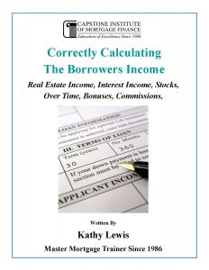 Calculating Borrowers Income
